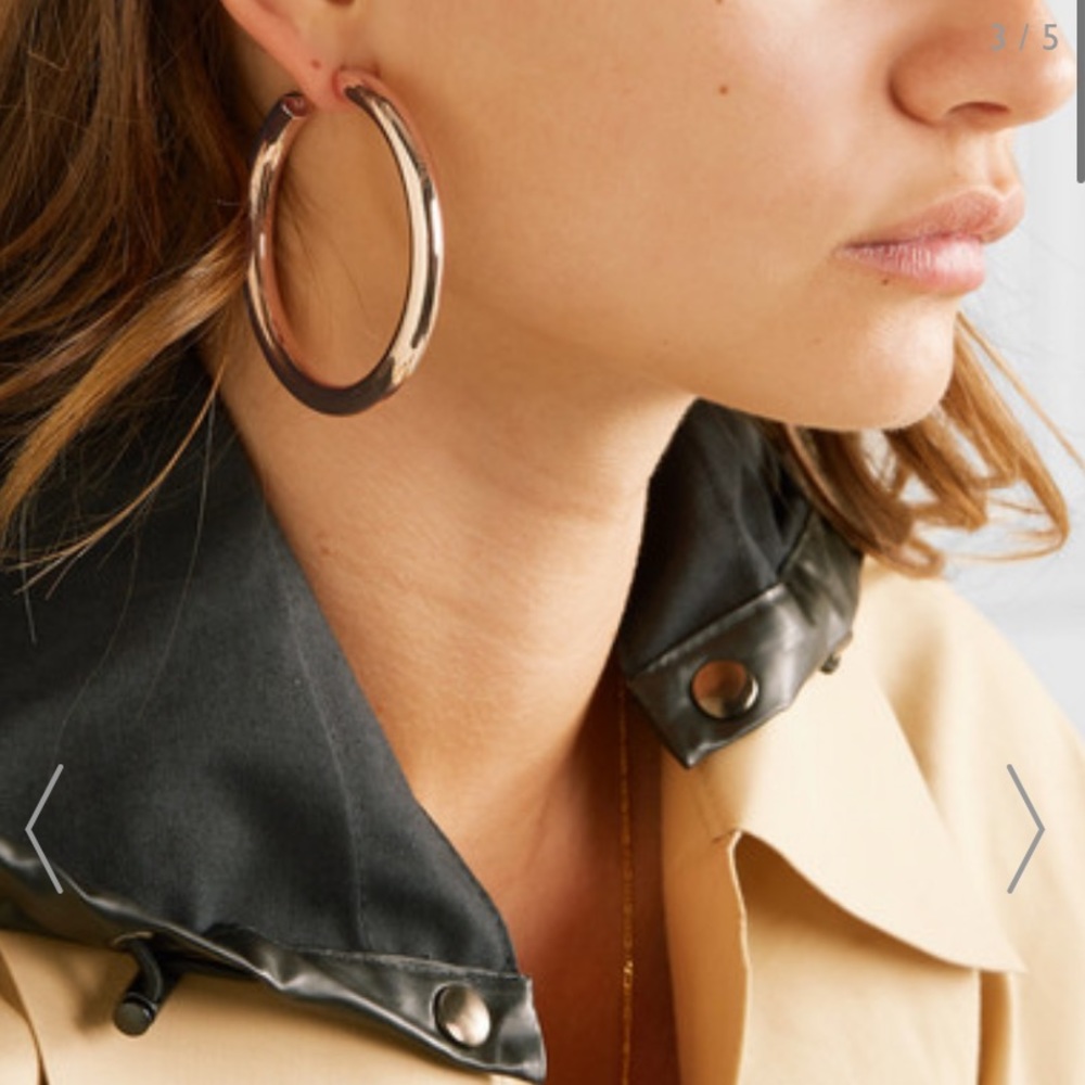 Jennifer Fisher Samira Rose Gold Hoops